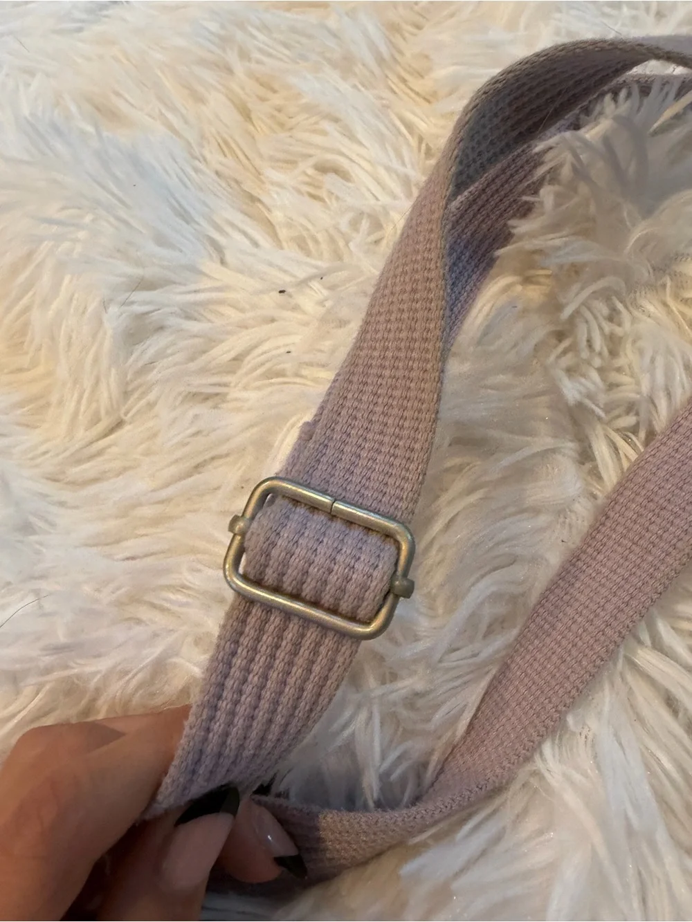 Sherpani Mauve Crossbody with Olive Accents